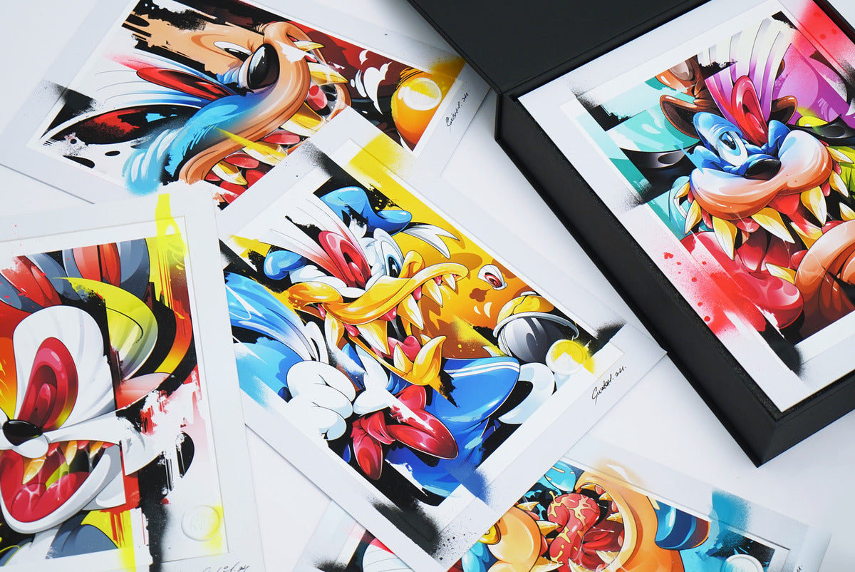 Collectible Art Print Box Set - Cartoon Madness